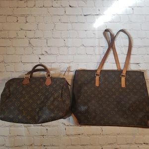 Louis Vuitton Speedy 30 & Cabas Mezzo